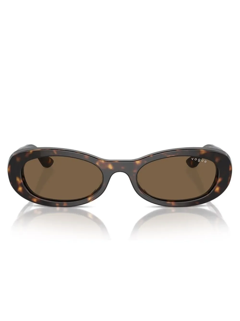 VOGUE EYEWEAR Tortoiseshell Oval Sunglasses